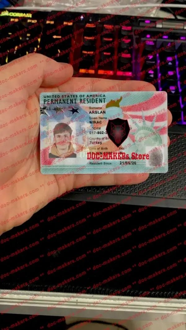 USA Green Card Residence Permit - V2